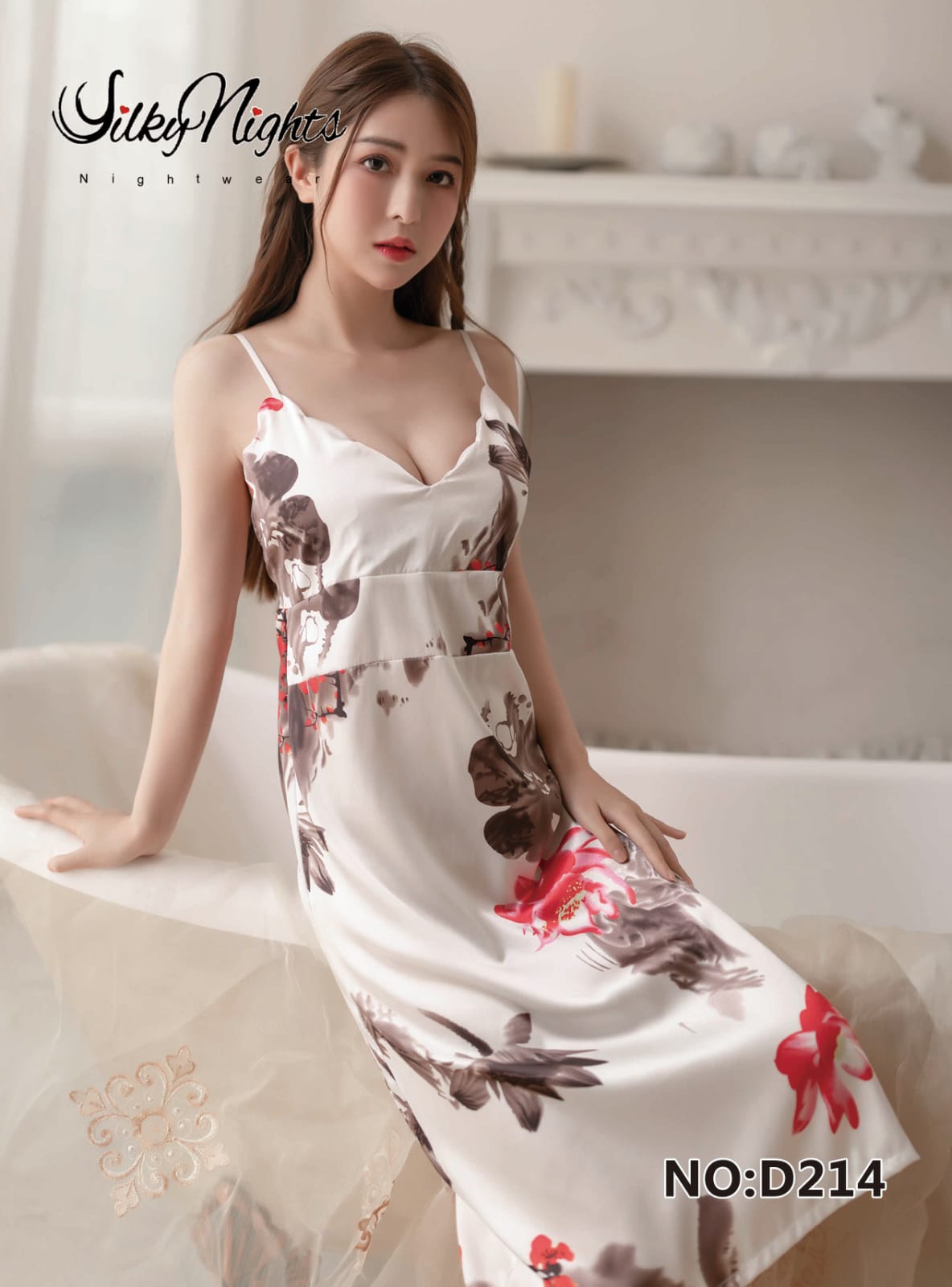 πΈ SilkyNights β Premium Floral Nightwear