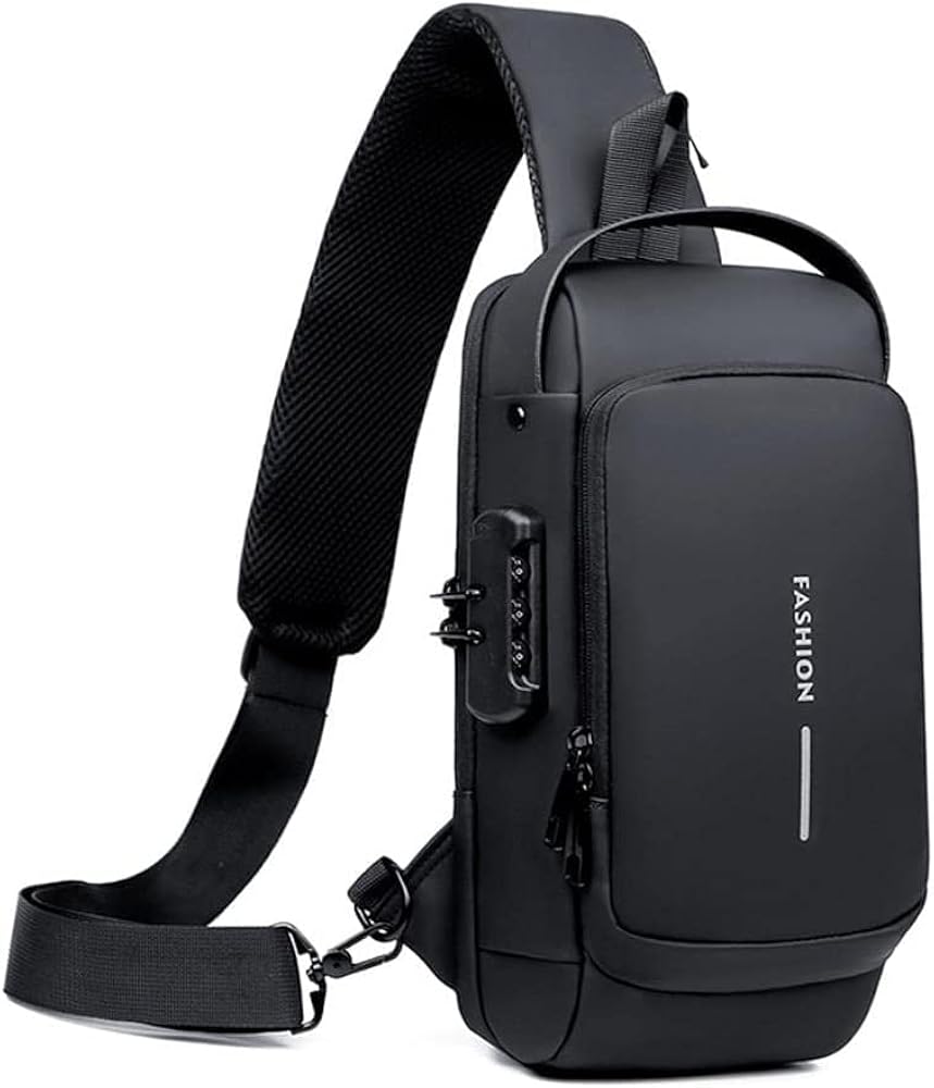 Anti-Theft Cross Body Bag – Black 🖤