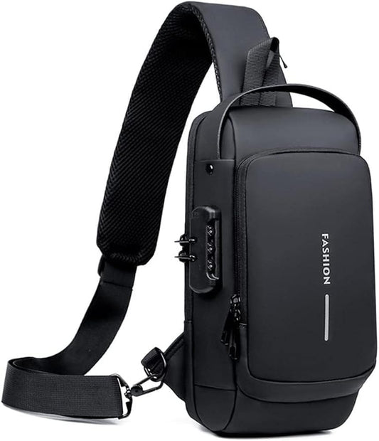 Anti-Theft Cross Body Bag – Black 🖤
