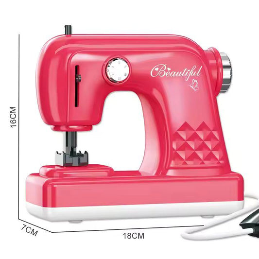 👧 Girls Play Sewing Machine Toy – Mini Sewing Fun for Kids 🎀