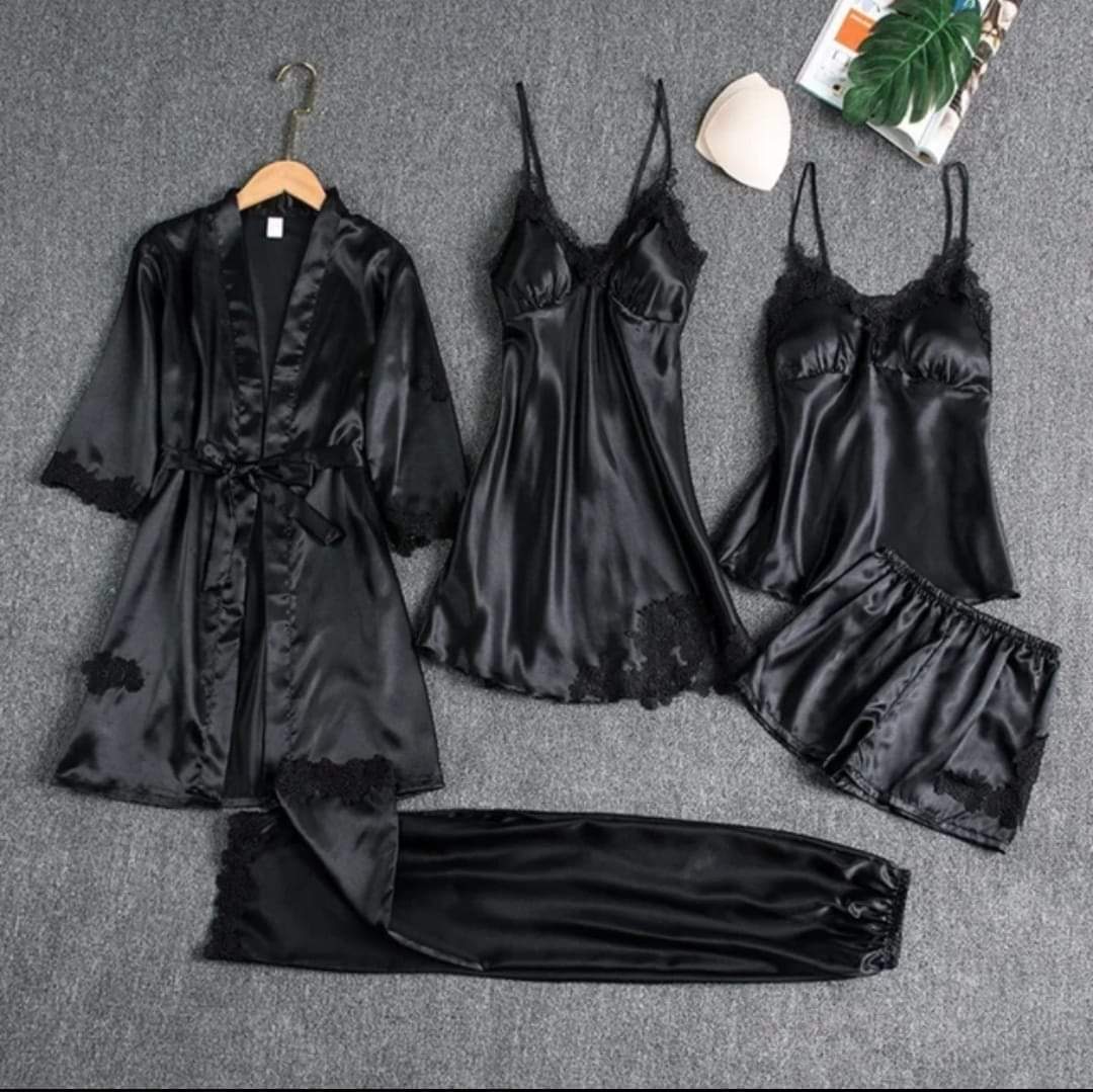 SHCollectionsPK – Premium Nightwear (5 Piece Set)