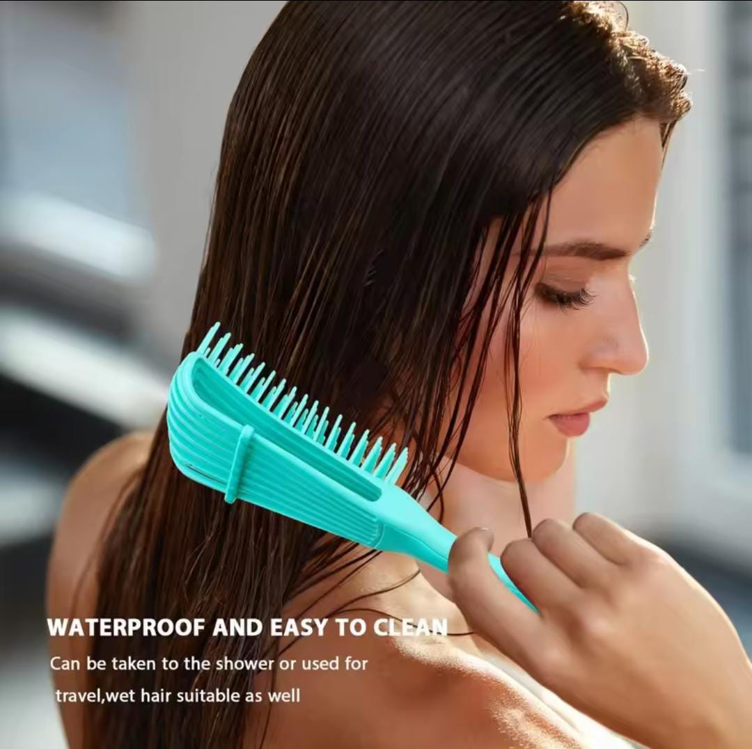 Stylish Curly Hair Brush – Massage Wet Hair Comb 💆♀️✨