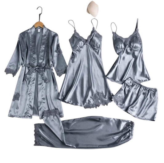 SHCollectionsPK – Premium Nightwear (5 Piece Set)