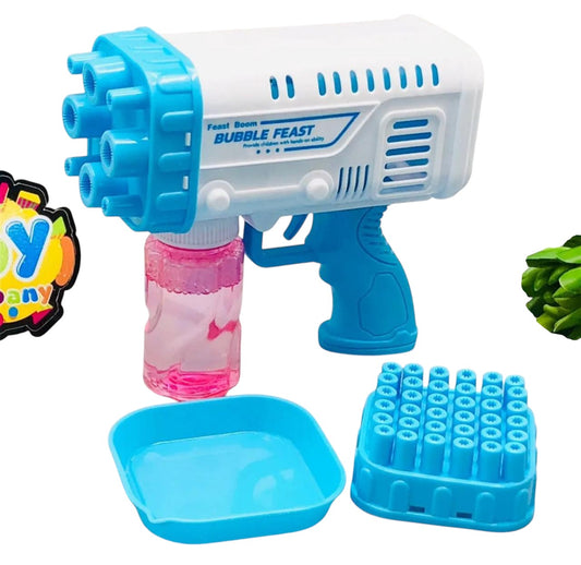 Bazooka Bubble Gun – 36 Holes LED Light Blower