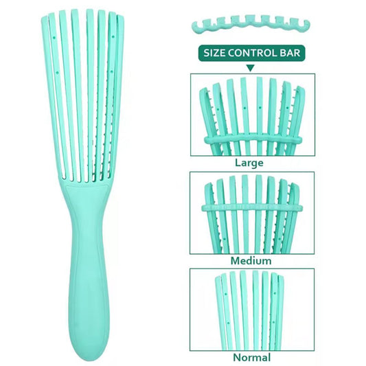 Stylish Curly Hair Brush – Massage Wet Hair Comb 💆♀️✨