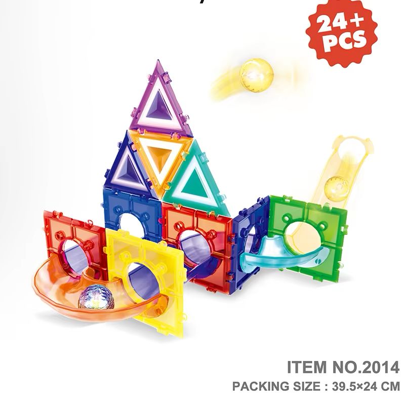 🧩 Transparent Construction Block Set – 25 Pcs Educational Toy