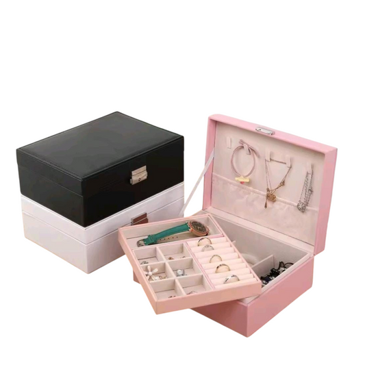 💖 Double Layered Big Size Jewellery Box 💖